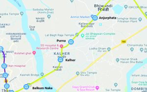 Bhiwandi map